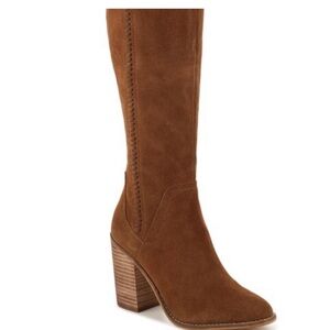 Steve Madden Roxana Chestnut Suede Tall Knee High Boots 7.5